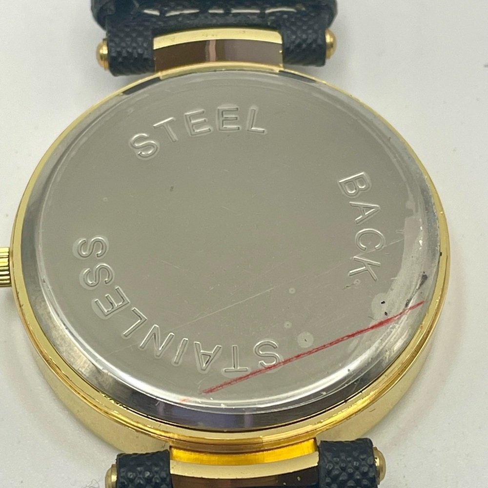 Cruise Club Gold Tone Quartz Watch with a Black Strap and Grey Dial. 10 inches. - Picture 3 of 7